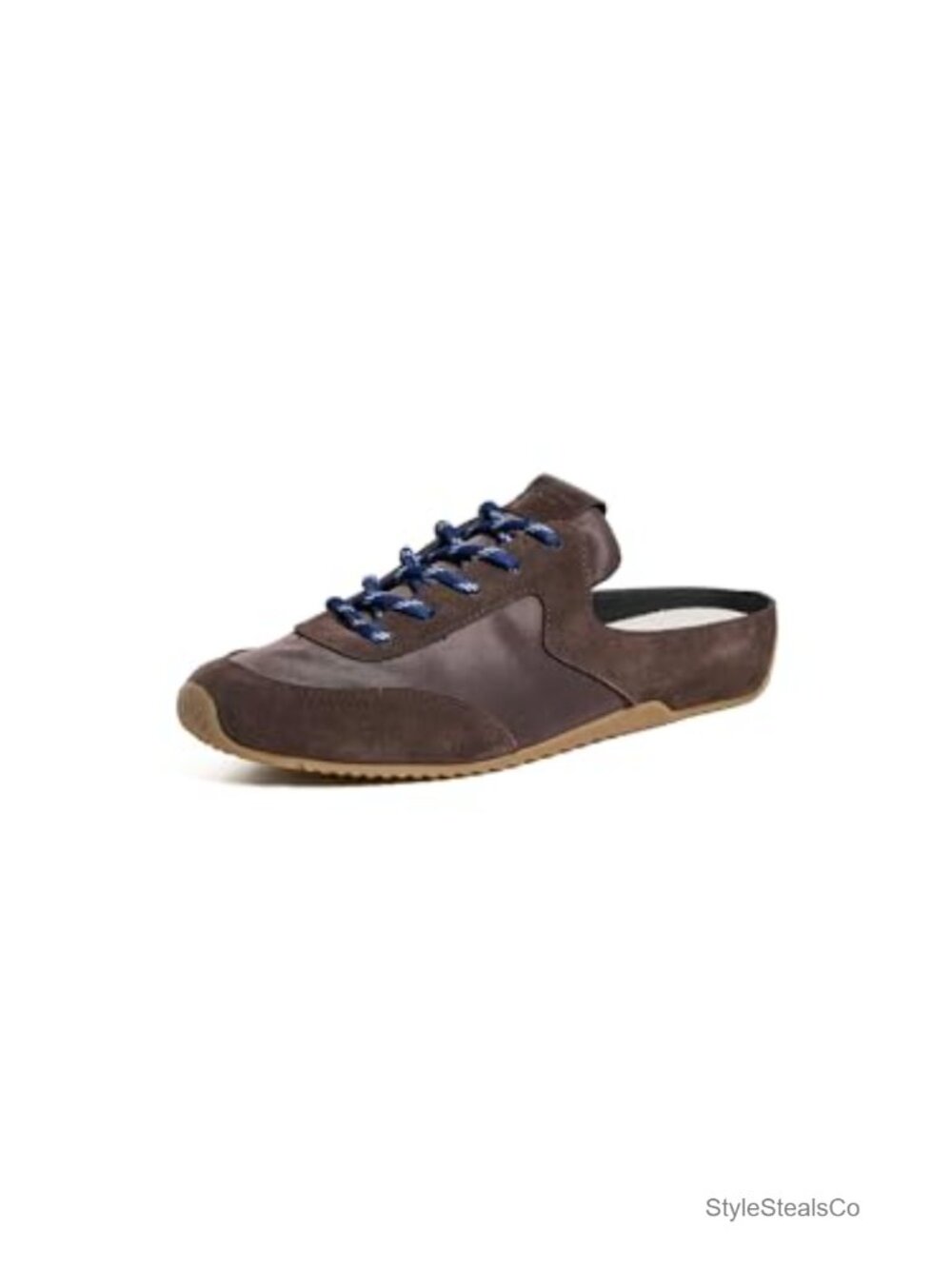 rag & bone Retro Runner Slim Mules Suede Trim Ortholite